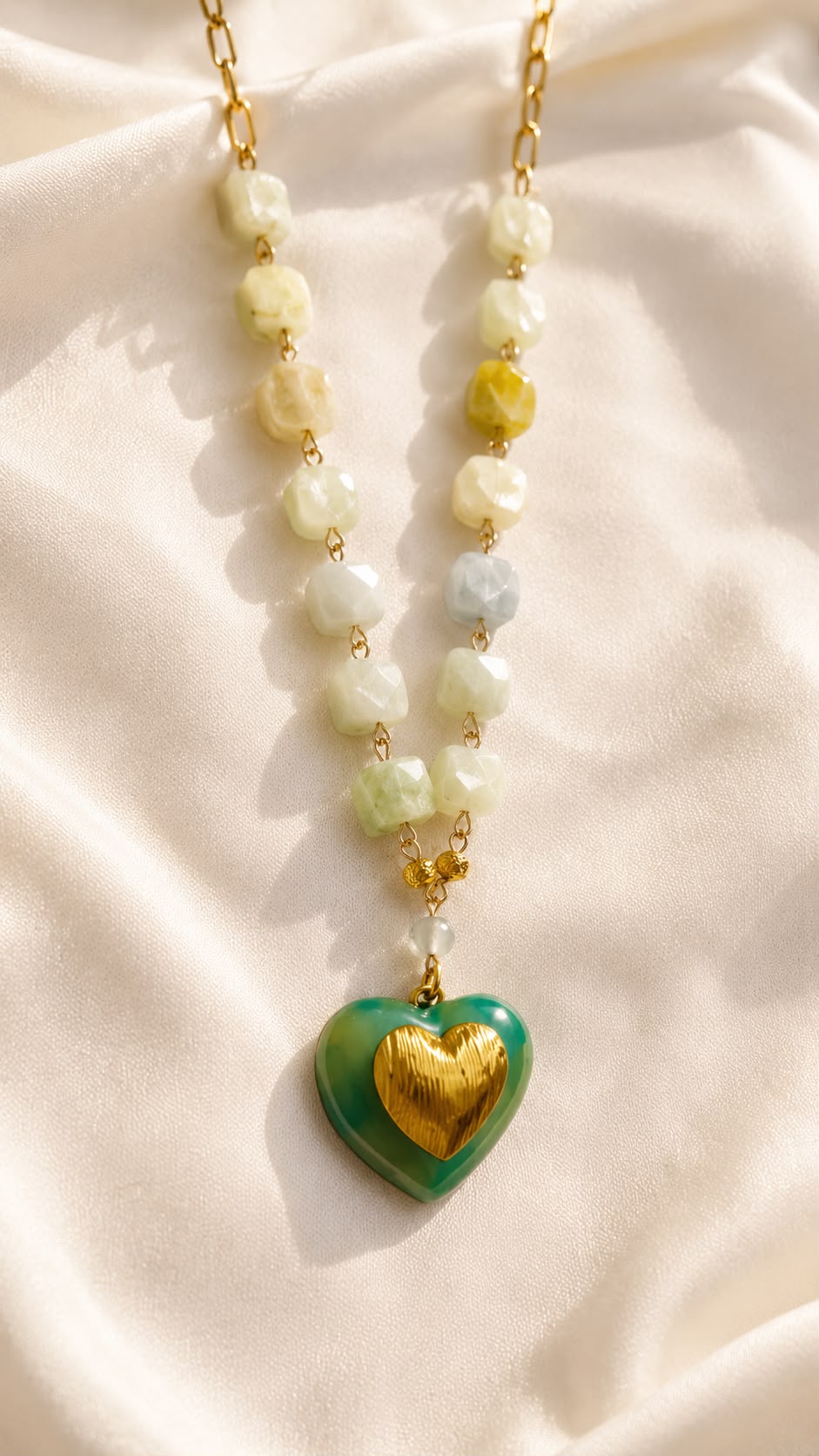 Collana Mediterranea in Acquamarina Pezzo Unico