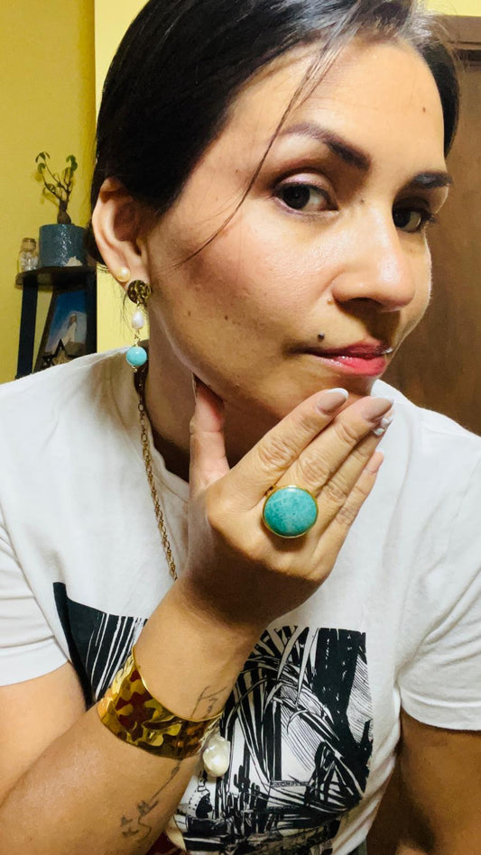 Anello Nerea Amazzonite