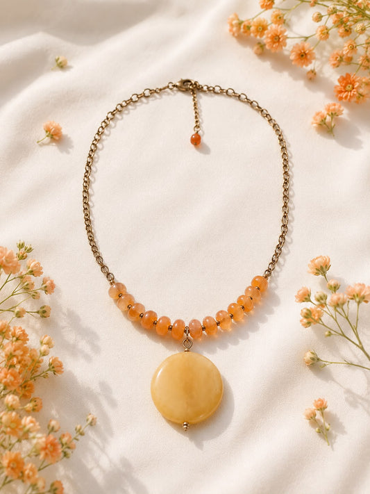Collana Eterea Pezzo Unico in Agata