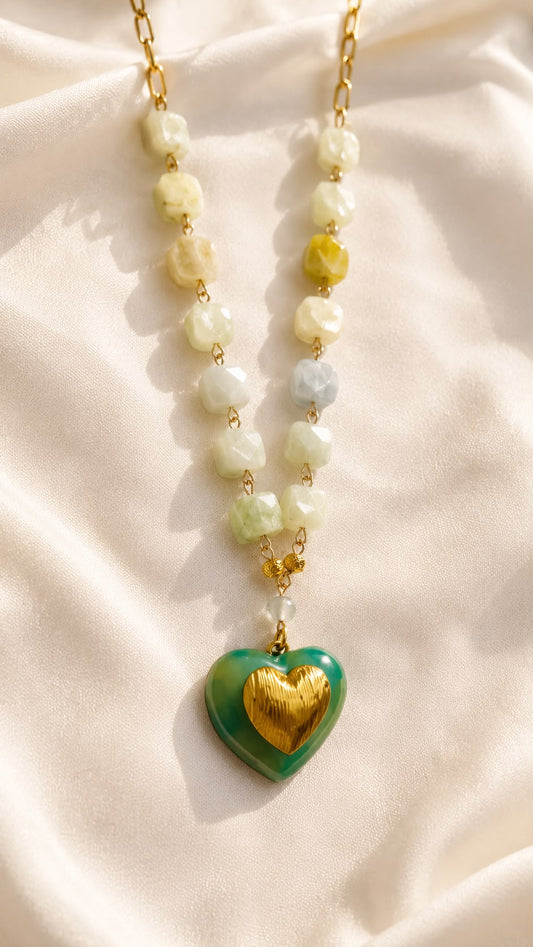 Collana Mediterranea in Acquamarina  Pezzo Unico